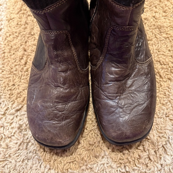 Rieker Tex Women’s Brown Leather Boots Size 37 (US 6) - Picture 4 of 10